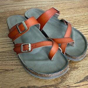 Stylish Brown Leather Sandals